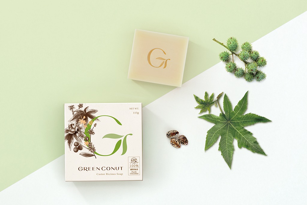 綠果瑞奇尼斯洗頭皂蓖麻油皂