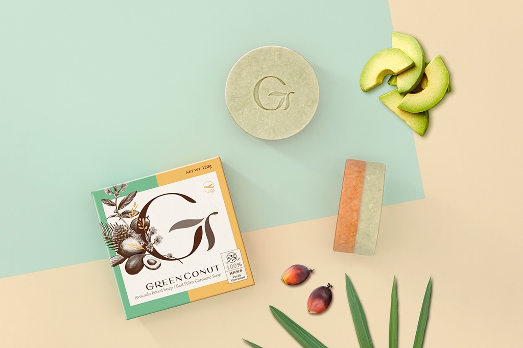 綠果雙色瑞豆豆皂-雙功能皂-控油調理推薦