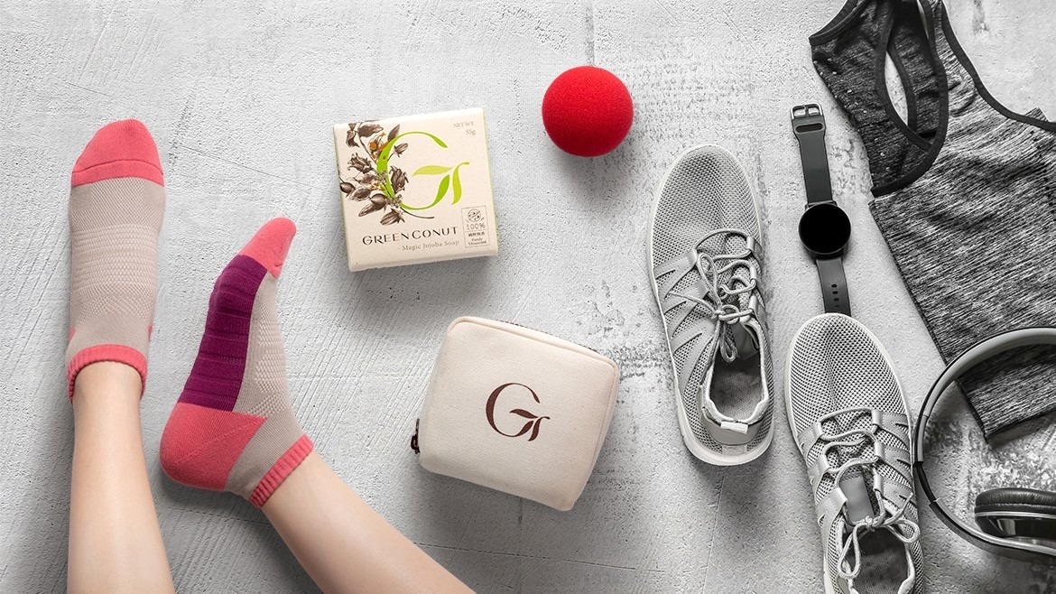 綠果ＸCHEGO運動機能襪