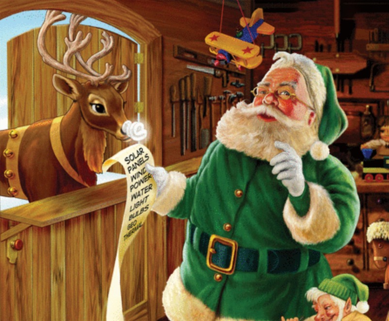 冷知識-綠果先生-聖誕老人原本身穿綠色戰袍？