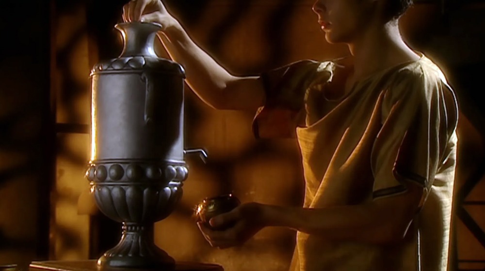 冷知識-綠果先生-羅馬兩千多年前就發明了自動販賣機在賣聖水？