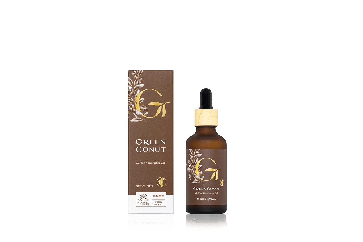 黃金乳油木果保養油 | 綠果 GREENCONUT | 綠果黃金乳油木果保養油50ml 綠果黃金乳油木果保養油 50ml_golden-sheabutter-oil